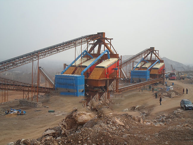 安徽淮北時(shí)產(chǎn)1300-1500噸石料生產(chǎn)線